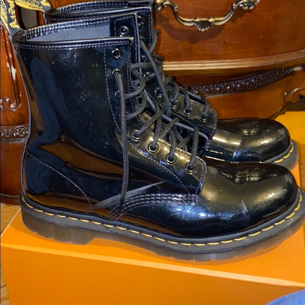 Black Patent Leather Dr Martens